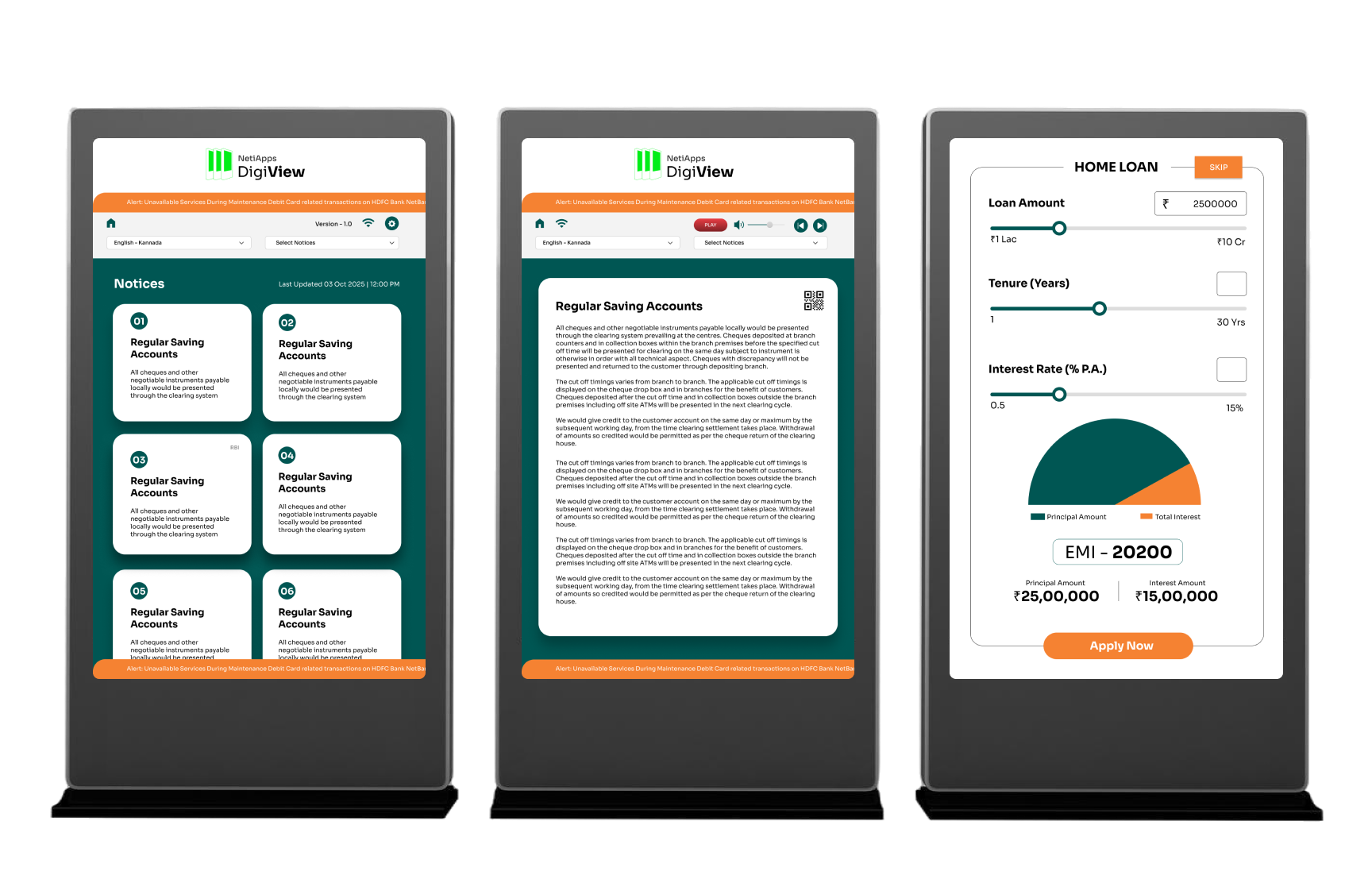 Digital Interactive Notice Board